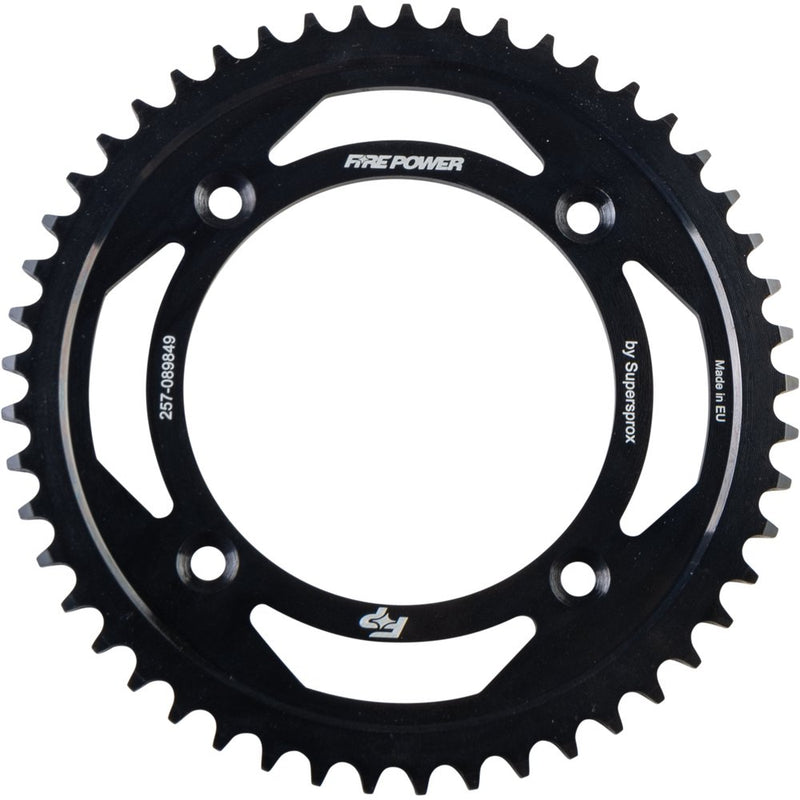 Fire Power Rear Sprocket Steel 49t Blk