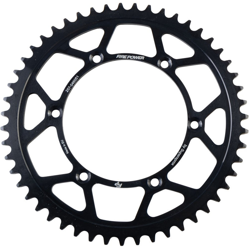 Fire Power Rear Sprocket Steel 51t Blk