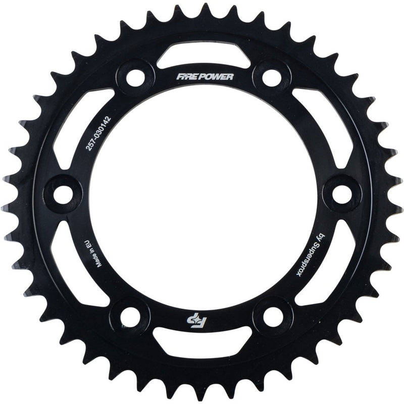 Fire Power Rear Sprocket Steel 42t Blk