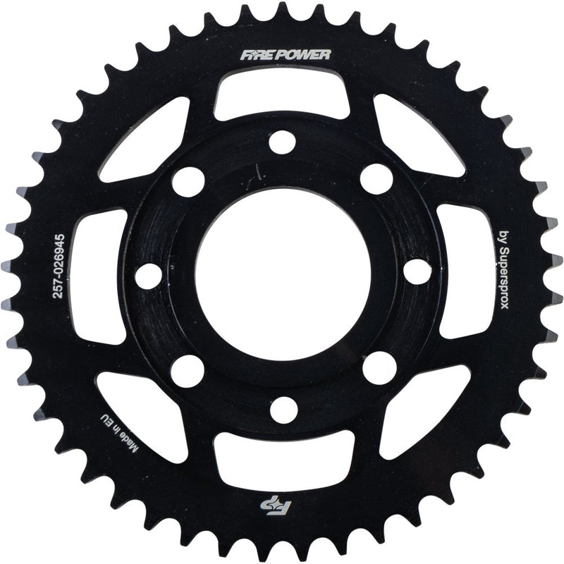 Fire Power Rear Sprocket Steel 45t Blk