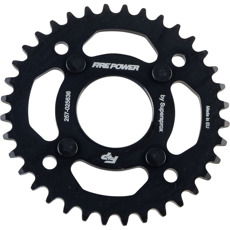 Fire Power Rear Sprocket Steel 36t Blk