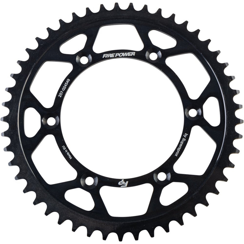 Fire Power Rear Sprocket Steel 49t Blk