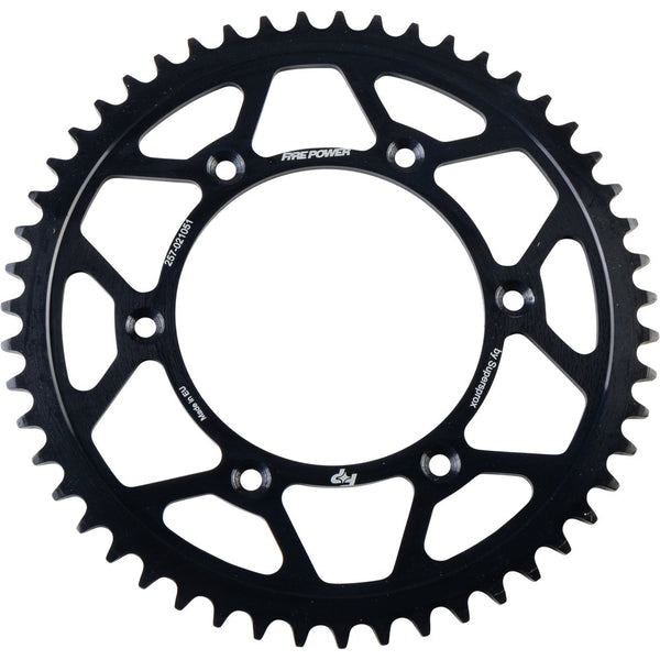 Fire Power Rear Sprocket Steel 51t Blk