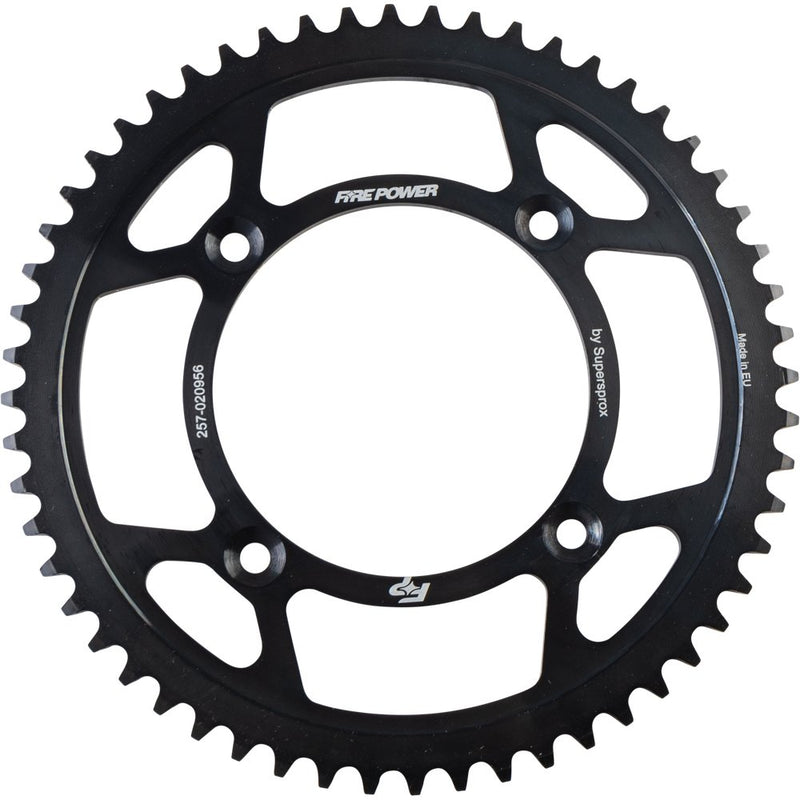 Fire Power Rear Sprocket Steel 56t Blk