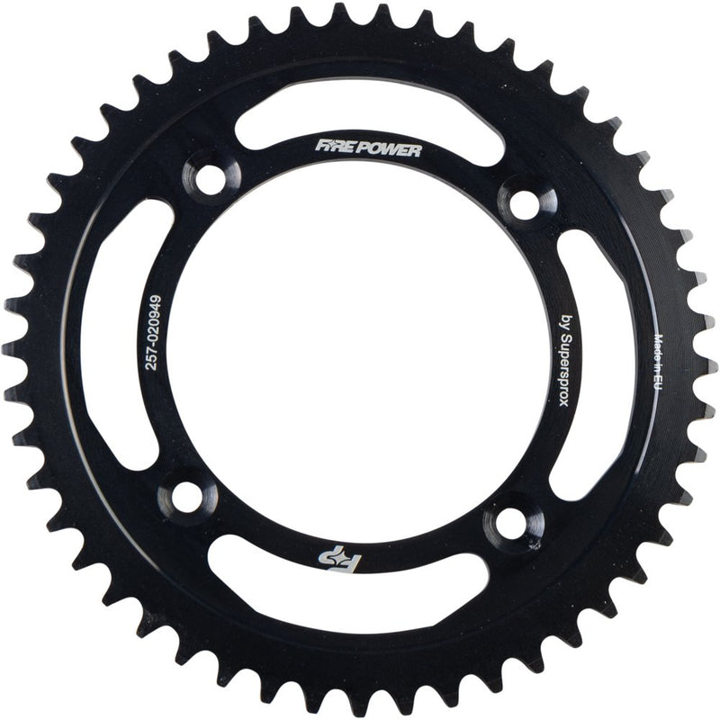 Fire Power Rear Sprocket Steel 49t Blk