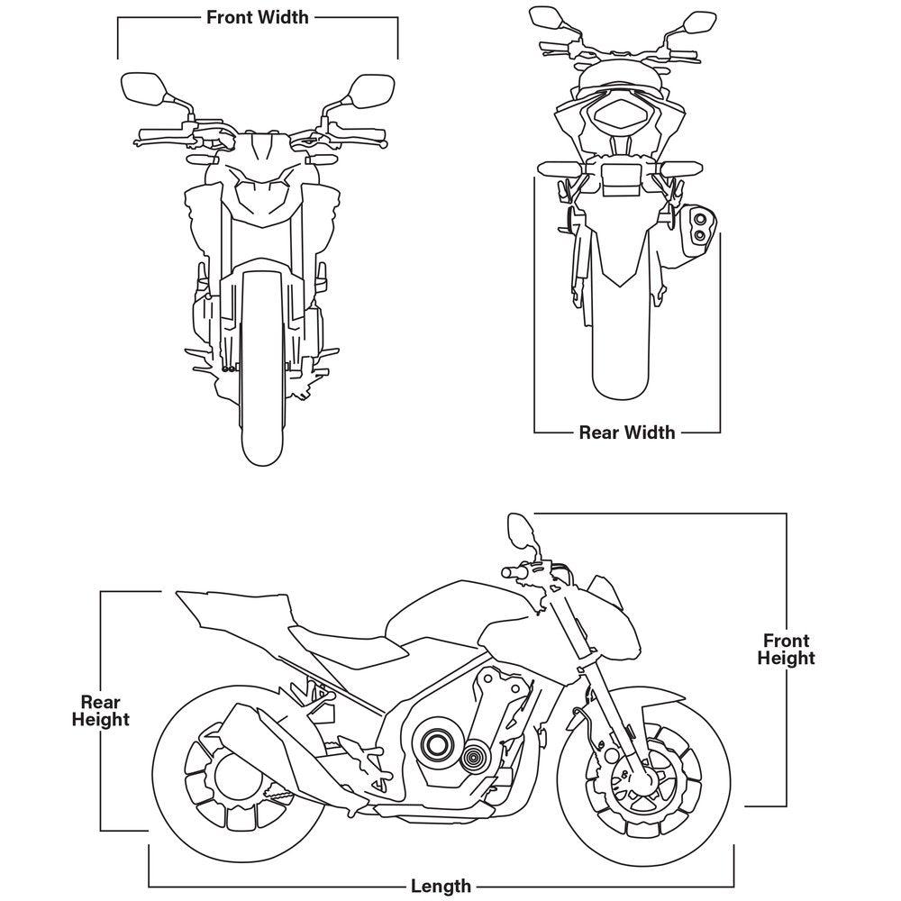 Elite Series Cover Sport Bike Black