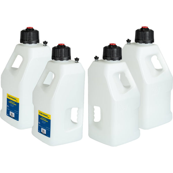 Fire Power Lc Utility Container White 5 Gal