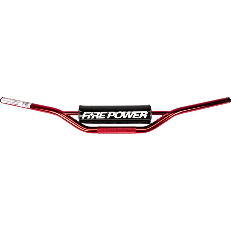 Fire Power Aluma Steel Handlebar Cr High Red