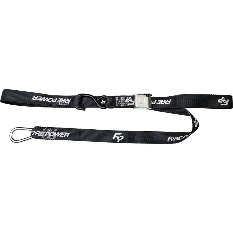 Fire Power 1.5" Tie Down Soft Tie Black 2/Pk
