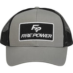 Fire Power Curved Bill Hat Grey/Black