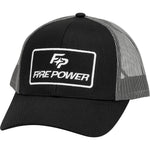 Fire Power Curved Bill Hat Black/Grey