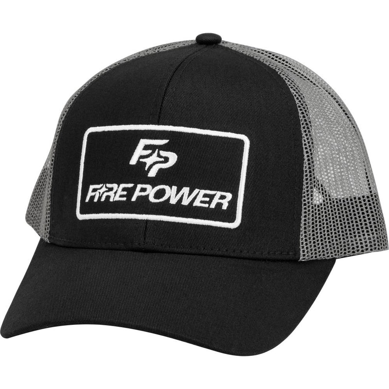 Fire Power Curved Bill Hat Black/Grey
