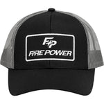 Fire Power Curved Bill Hat Black/Grey