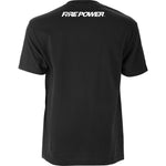 Fire Power Tee Black Sm
