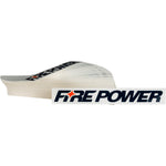 Fire Power Sticker White 100 Pks