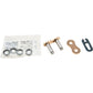 X Ring Clip Master Link 520 Gold