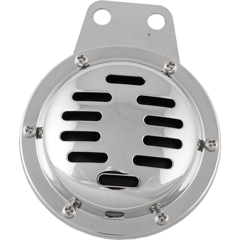 Universal 12 Volt Horn Chrome 4"