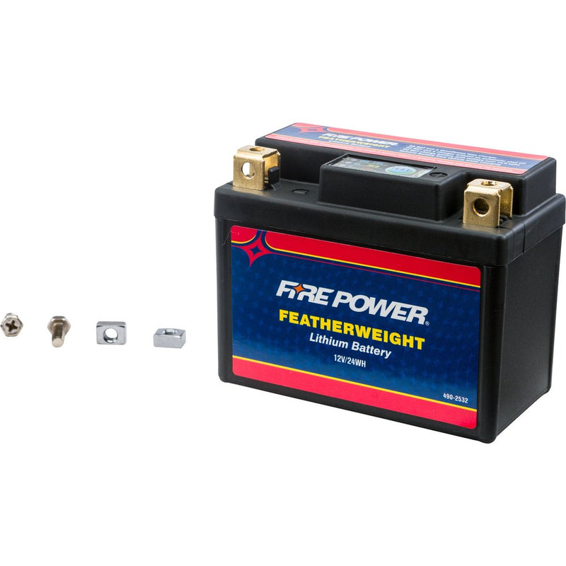 Fire Power Featherweight Lithium Battery 130 Cca Lfp03 Fp Il 12v/24wh