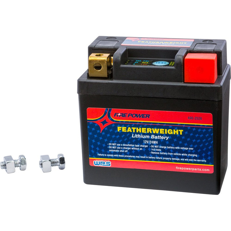 Fire Power Featherweight Lithium Battery 140cca Hj04l Fp Il 12v/24wh
