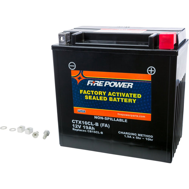 Fire Power Battery Ctx16cl B Sealed Factory Activated