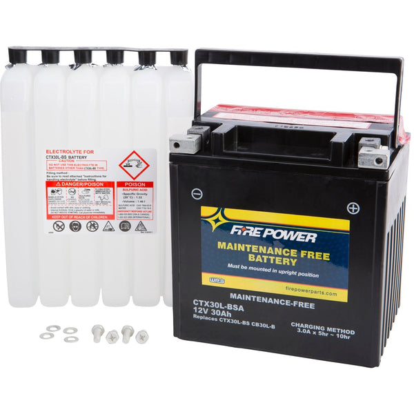 Fire Power Battery Ctx30l Bsa/Cix30l Bs Maintenance Free