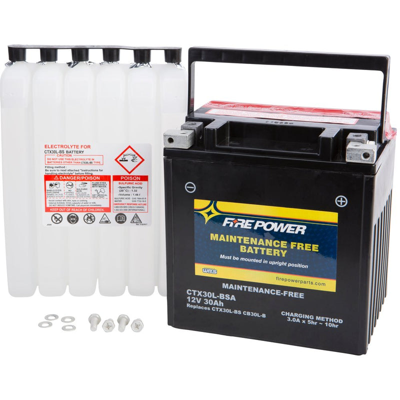 Fire Power Battery Ctx30l Bsa/Cix30l Bs Maintenance Free