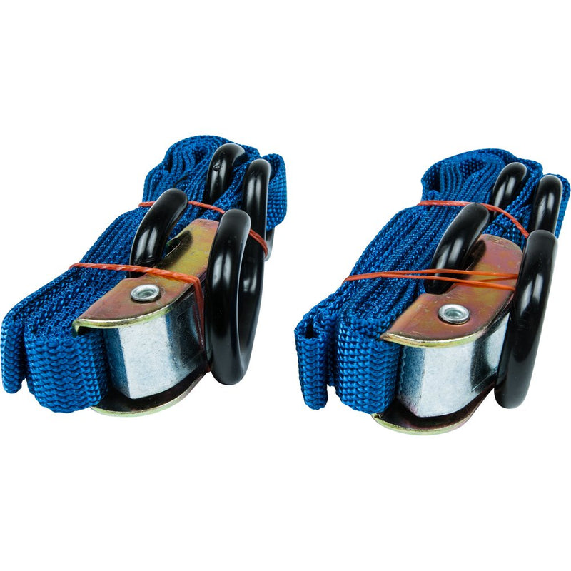 Fire Power 1" Tie Down Blue W/Soft Tie 2/Pk