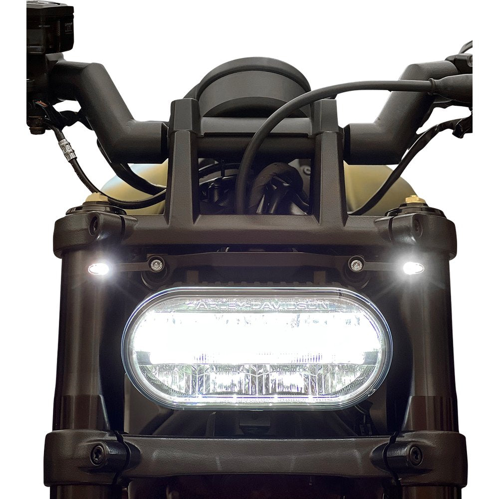KODLIN USA Front Turn Signals - Sportster S - Black K68497