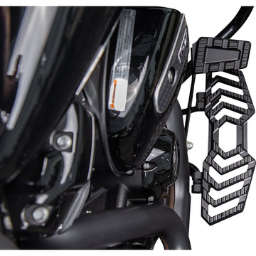 KODLIN USA Trackboard Brake Pedal Pad - Aluminum - Black K73242