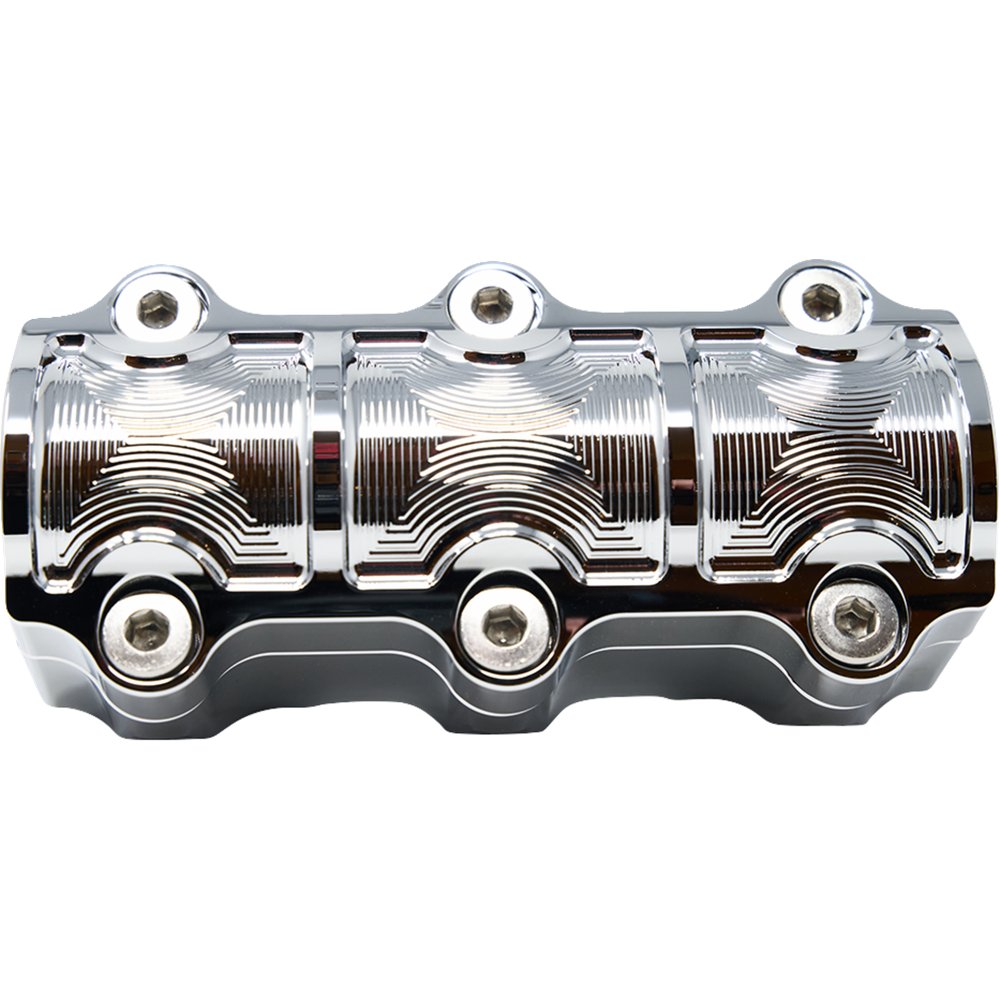 KODLIN USA Big Block Risers - Includes Clamp - Chrome K55119