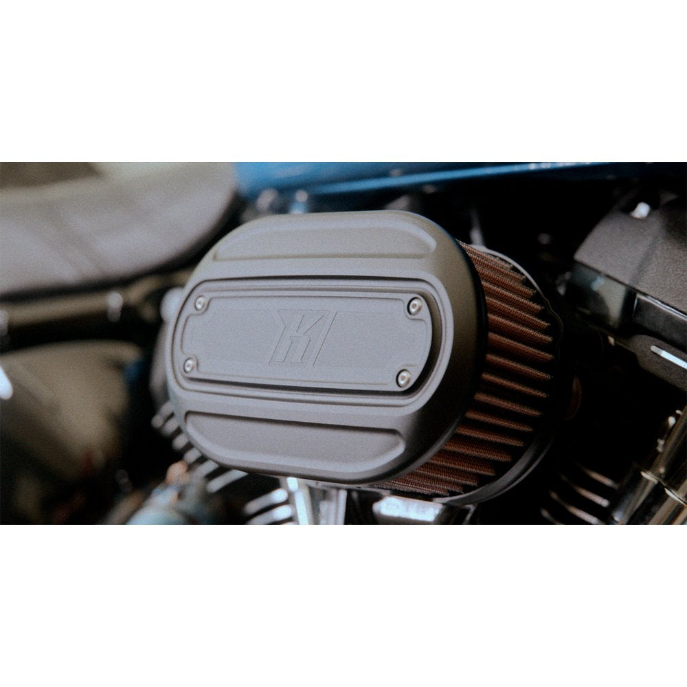 KODLIN USA Oval Air Cleaner Kit - Black - M8 K29244