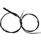 LA CHOPPERS Standard Black Vinyl Handlebar Cable/Brake Line Kit - 12"-14" Ape Hangers - '21-'22 FLH LA-8062KT-13B