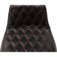 LE PERA Tailwhip Daddy Long Legs Seat - Red Double Diamond Stitch - FLH/FLT '23-'24 LV-587DLDD-R01