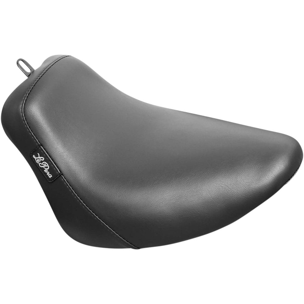 LE PERA Bare Bones Solo Seat - Smooth - Black - Softail LYB-007