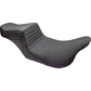 LE PERA Tailwhip Seat - Pleated w/ Grip Tape - Black - FL '08-'23 LK-587PTGP