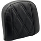 LE PERA Sissy Bar Pad - Small - GT2/HR2 - Perforated Black L-SBP03GT/HR2
