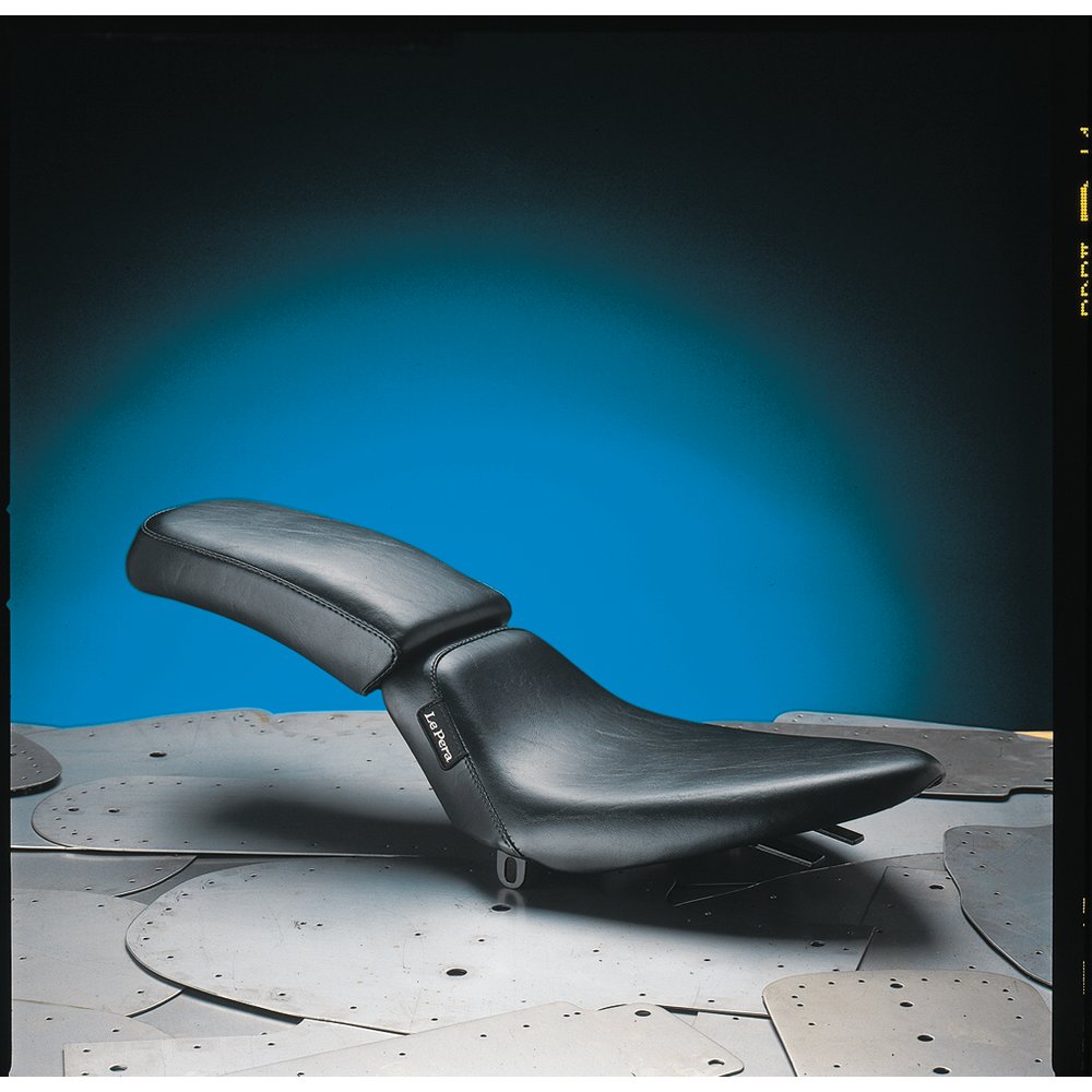 LE PERA Bare Bones Solo Seat - Smooth - Black - FX/FL '64-'84 LN-002