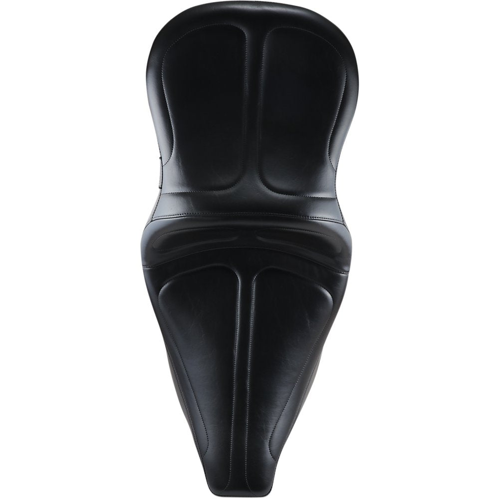 LE PERA Maverick Seat - without Backrest - Stitched - Black - FLH/FLT '02-'07 LH-957