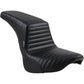 LE PERA Kickflip Seat - Pleated - Black - Softail '18-'23 LYF-590PT