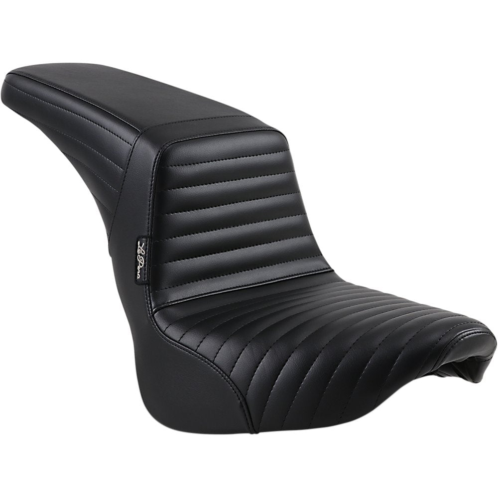 LE PERA Kickflip Seat - Pleated - Black - Softail '18-'23 LYF-590PT