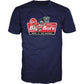LETHAL THREAT Down-N-Out Big Bore T-Shirt - Navy - Medium DT10048M