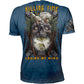 LETHAL THREAT Killing Time T-Shirt - Blue - 4XL VV40175-4XL