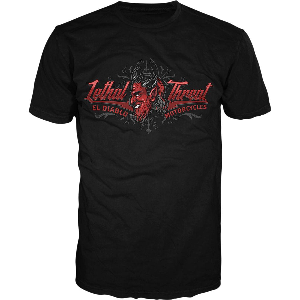 LETHAL THREAT Vintage Velocity El Diablo T-Shirt - Black - 4XL VV40171-4XL