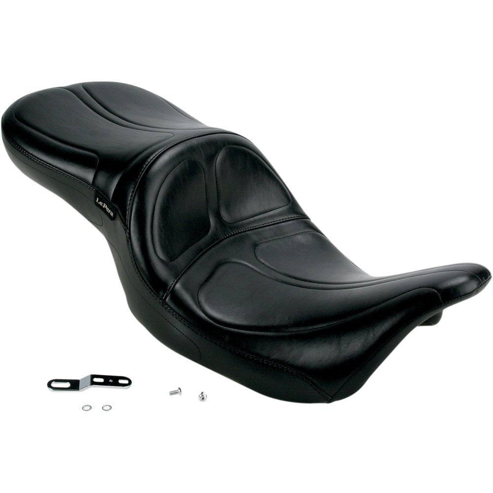 LE PERA Maverick Seat - without Backrest - Stitched - Black - FL '08-'23 LK-957