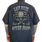 LETHAL THREAT Last Rites Shop Shirt - Gray - XL DG60181XL