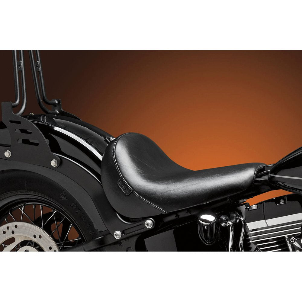LE PERA Bare Bones Solo Seat - Smooth - Black - FXS/FLS '11-'15 LKS-007