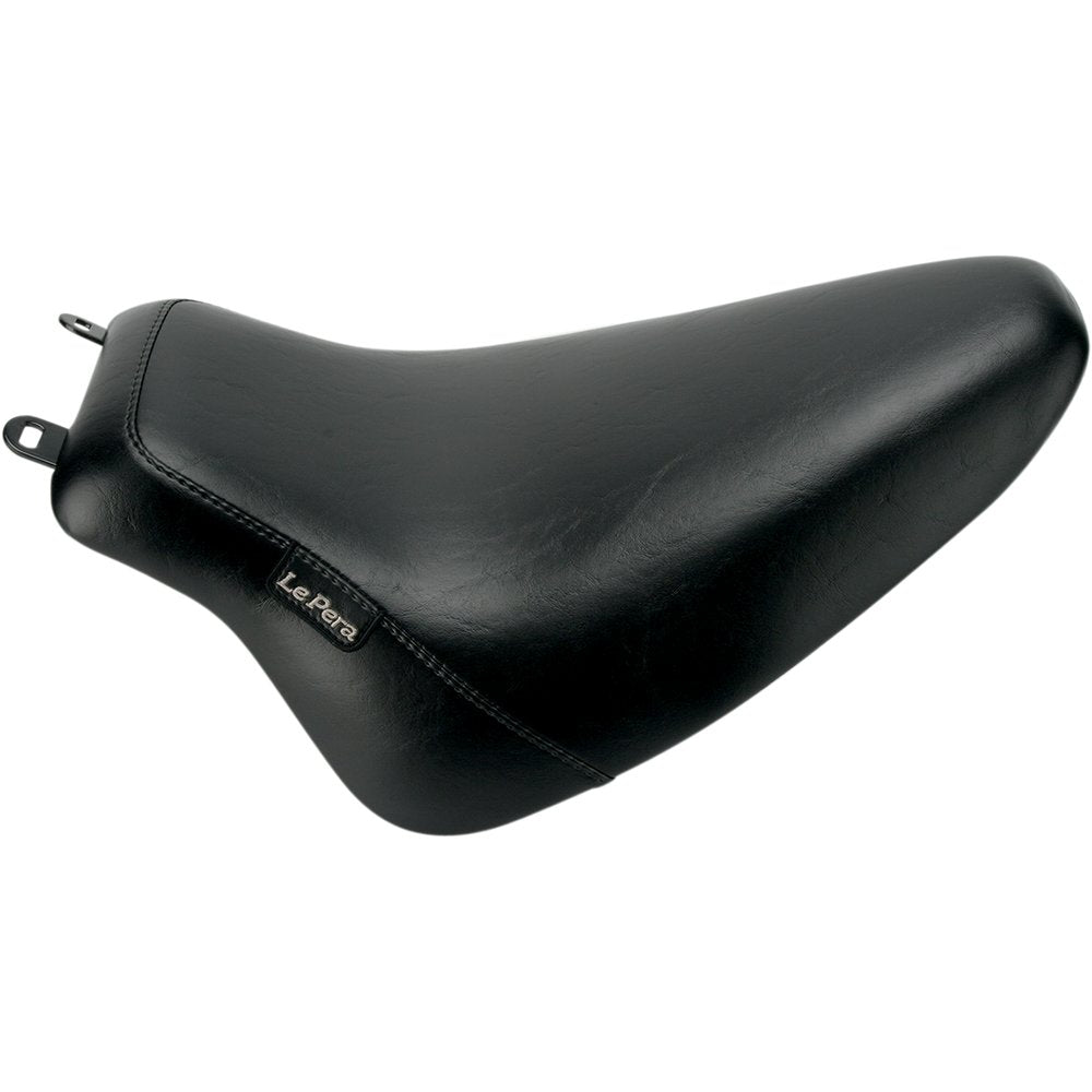 LE PERA Bare Bones Solo Seat - Smooth - Black - FL '08-'17 LXE-007