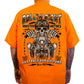 LETHAL THREAT Rollin Right Shop Shirt - Orange - XL DG60173XL