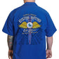 LETHAL THREAT Old Skool Eyeball Shop Shirt - Blue - 2XL DG60143XXL