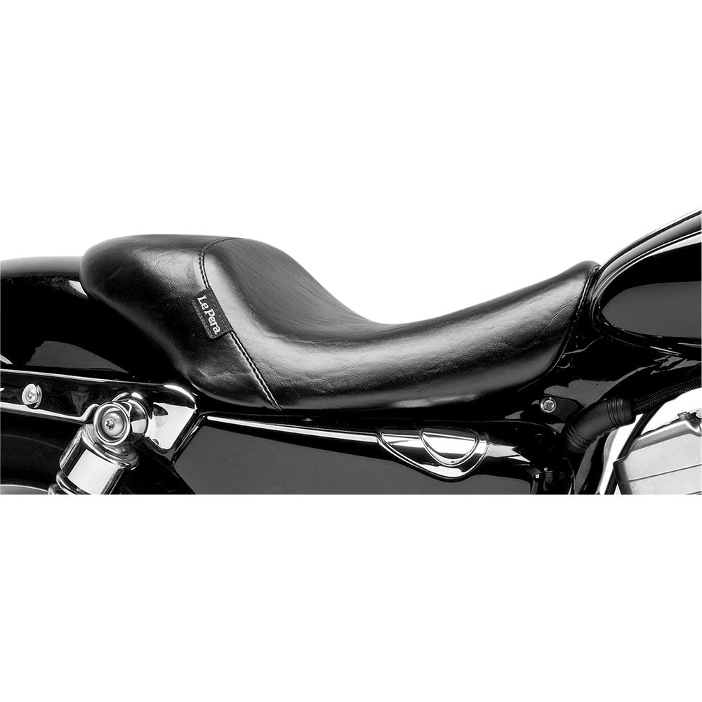 LE PERA Bare Bones Solo Seat - Smooth - Black - XL '07-'09 LCK-006
